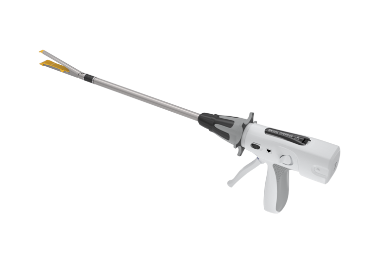 Grampeador de cortador endoscópico alimentado-tipo Q