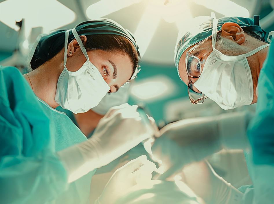 Aplicações de instrumentos cirúrgicos abertos